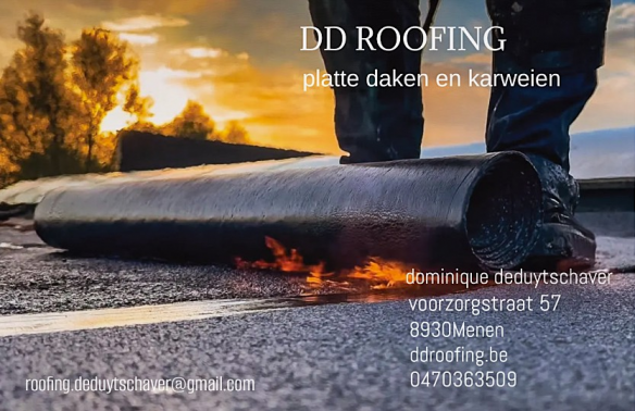 Platte daken epdm Menen, West-Vlaanderen